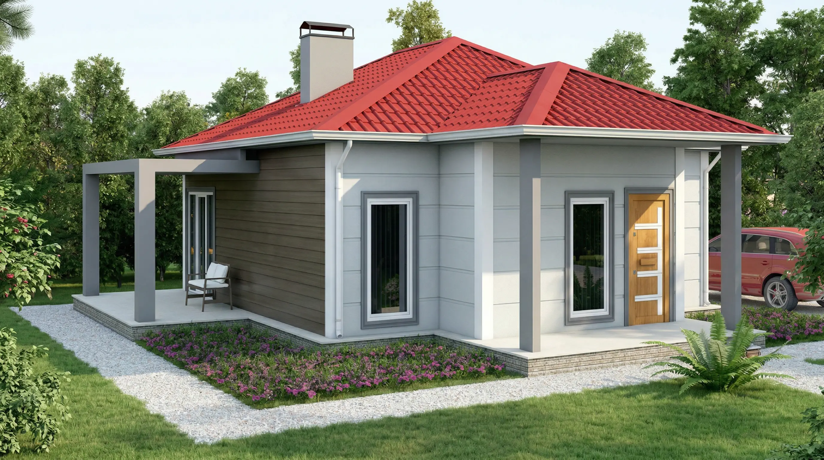 82 m² Çelik Ev Fiyatları